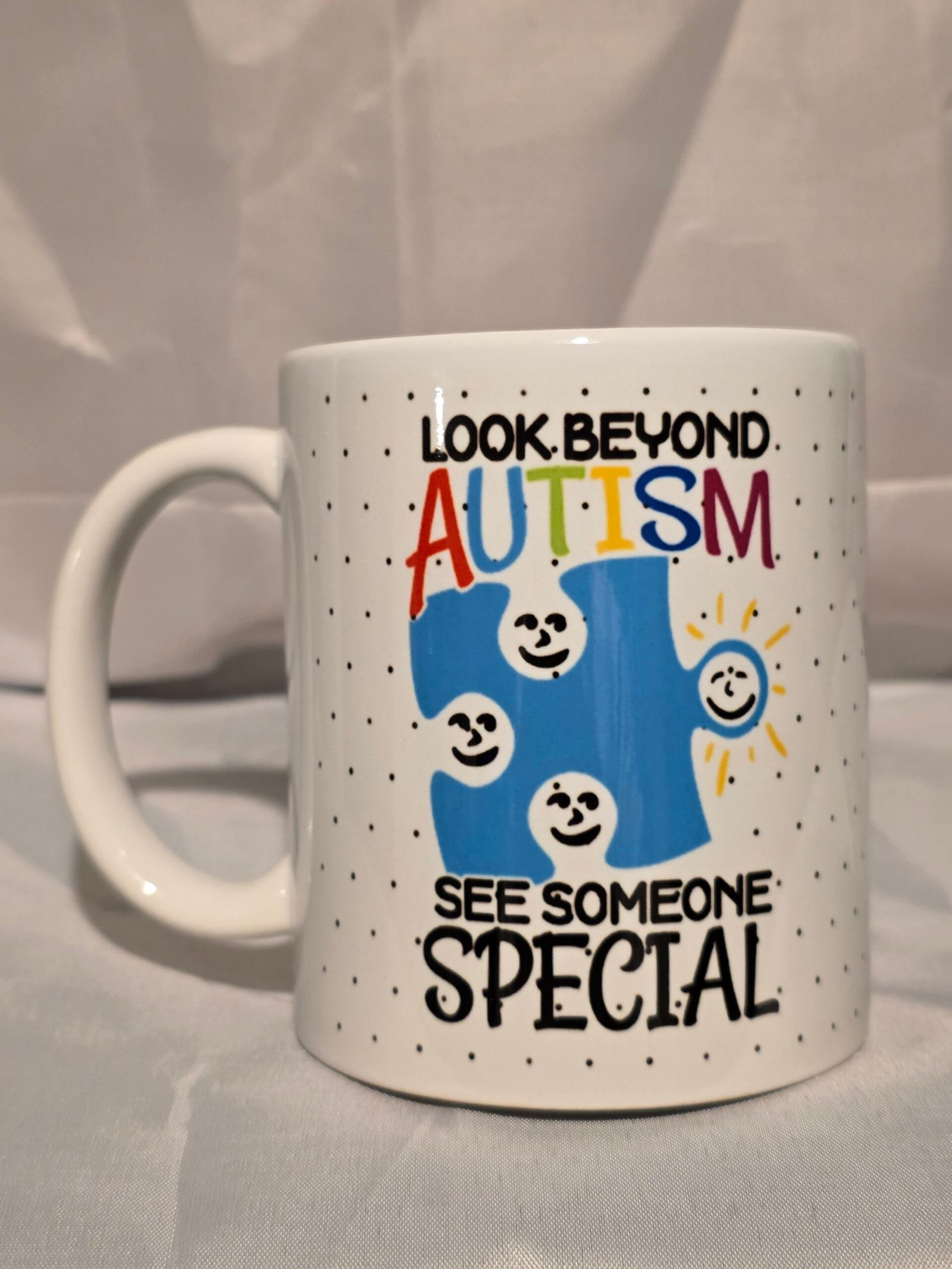 11oz Mug "Look Beyond Autism See Someone Special" - Image 2